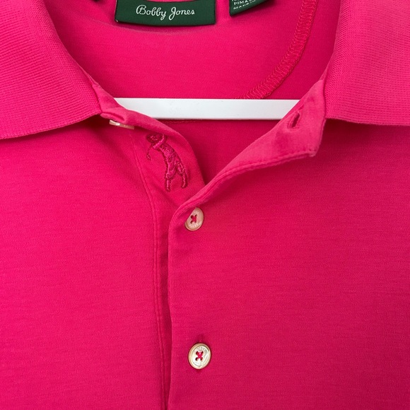 Bobby Jones Bright Pink Polo Shirt - Picture 4 of 5